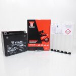Batterie yuasa pour scooter piaggio 125 x evo - etrier ar 2 axes 2007 a 2016 ytx14 - bs / 12v 12ah neuf ...