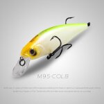 Bearking appt squad minnow en tungstne, leurre de pche, poisson nageur a vibrations, couleurs assorties, ...