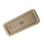 Beige grille d'aration latrale de sortie d'air de toit, lexus lx570, toyota land cruiser 200, prado ...