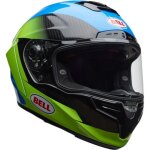 Bell race star dlx rsd corsa carbon casque, noir - bleu - jaune, taille m pour hommes