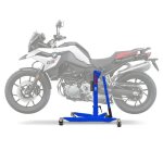 Bequille d'atelier centrale cs power pour bmw f 750 gs 18 - 23 bleu