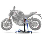 Bequille d'atelier centrale power evo for ducati monster 937 21 - 25 bleu