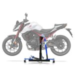Bequille d'atelier centrale power evo pour honda hornet 750 23 - 25 bleu