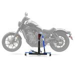 Bequille d'atelier centrale power evo pour honda rebel 1100 21 - 25 bleu