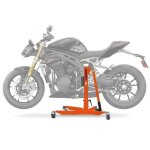 Bequille d'atelier cs power pour triumph speed triple 1200 rs 21 - 25 orange