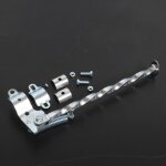 B�quille lat�rale rsm pour mobylette peugeot 50 103 torsad� chrom� 34cm bras rond neuf