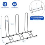 B�quilles de v�lo amovibles, largeur de pneu jusqu'� 80 mm, 20 - 28 pouces, support de roue arri�re, ...