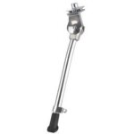 B�quille pour v�lo fischer fahrrad 85990 aluminium argent (brillant m�tallis�)