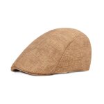 Bret de soleil en maille respirante pour hommes, casquette plate, chapeau de chauffeur de taxi, brets ...