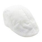 Brets vintage respirants pour hommes, casquette a visire, casquettes plates de golf solides, chapeaux ...