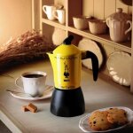 Bialetti new orge cafetire de 4 tasses aluminium jaune