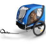 Bicycle gear remorque vlo chien pliable - remorque chien velo max. 40 kg - avec reflecteurs et housse ...