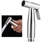 Bidet en acier inoxydable 304, toilettes, chasse d'eau, pulvérisateur, interface standard g1 / 2 pour ... Bidet en acier inoxydable 304, toilettes, chasse d'eau, pulvérisateur, interface standard g1 / 2 pour ...