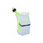 Bidon d'essence racetech remplissage rapide 15l translucide / jaune