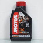 Bidon d' huile 1 litre motul 710 pour moteur 2 temps 100% synth�se neuf
