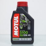 Bidon d'huile 1l motul 4 temps 10w40 5100 technosynth�se ester neuf pour moto