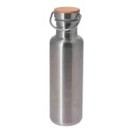 Bidon velo vintage acier inox 750ml bouchon liege cycle l'eroica gourde ancien