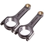 Bielle h beam pour fiat 500 126mm conrods connectingrods conrod arp 2000