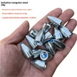 Billot en alliage d'acier au carbone avec c?ur en plastique pour p�che texane forme d'alliage 20g imitation ...