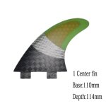 Bilong fcs - aileron central pour planche de surf, accessoire de surf, 1 pice - type violet