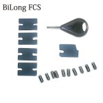 Bilong - kit de remplissage d'ailerons de planche de surf, compatible fcs ii, vis, utilisation avec isabel ...