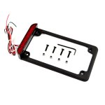 Bk cadre de plaque de planificateur led pour moto avec feu arrire led, honda, kawasaki, yamaha, suzuki, ...