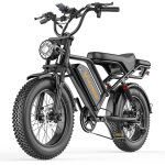 Bk20 v�lo electrique double suspension � batterie 48v 20ah (80 km autonomie), freins a disque av / ar, ...