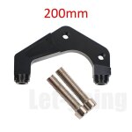 Black 200mnm bolts adaptateur d'�trier de frein de moto, montage radial, support de support d'invite ...