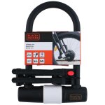 Black + decker antivol en u vélo / scooter / moto ¿ 14 x 25 cm, 3 clés de rechange Black + decker antivol en u vélo / scooter / moto ¿ 14 x 25 cm, 3 clés de rechange