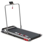 Black lord 4 en 1 tapis de marche, petit tapis de course compact, inclinaison de 9 %, vitesse de 16 km ...