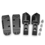 Black p�dales de passager arri�re de moto, repose - pieds pour kawasaki z800 z900 rs z650 z750 z1000 ...