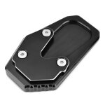 Black plaque de support d'extension de b�quille lat�rale pour moto, agrandisseur de b�quille, bmw runned ...