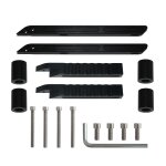 Black poigne arrire de voiture en aluminium, barre de poigne pour jeep jk wrangler 07 - 18 sport sahara ...