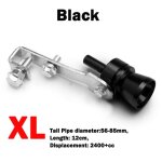 Black - xlvoiture turbo sifflet pour tuyau universel en aluminium voiture turbo son sifflet silencieux ...