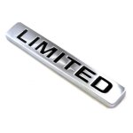 Black1 pices mode limite chrome en alliage de zinc auto coffre porte pare - chocs badge dcalcomanie ...