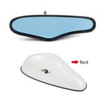 Blanc r�troviseur panoramique universel grand angle avec installation par aspiration, int�rieur de voiture ...