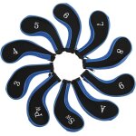 (bleu fonc�? couvre - t�tes de fer de golf, 10 couvre - t�tes de club de golf en n�opr�ne imperm�ables ...