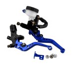 Bleu haotom - kit de leviers de frein et d'embrayage universel pour moto, ensemble de réservoirs a intervalles ... Bleu haotom - kit de leviers de frein et d'embrayage universel pour moto, ensemble de réservoirs a intervalles ...