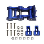 Bleu kit de loquet de capot de verrouillage en aluminium adapt� pour jeep wrangler jk 2007  2017 1 ...