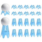 (bleu) tees de golf en plastique tees de simulateur de golf a domicile tees de golf d'intrieur et d'extrieur ...