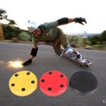 Bloc coulissant avec pierres précieuses, 2 pièces, flammes super cool, pour skateboard, gants de glissement, ... Bloc coulissant avec pierres précieuses, 2 pièces, flammes super cool, pour skateboard, gants de glissement, ...