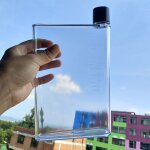 Bloc de papier a6 de 325ml, bouillooire de boissons plates pour voyage, randonne, bouteille d'eau, carnet ...