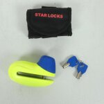 Bloque disque de frein antivol star locks 501a pour moto scooter neuf