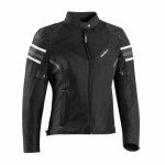 Blouson moto femme ixon ilana evo - noir / blanc / gris - s