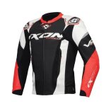 Blouson moto ixon vortex 3 - noir / blanc / rouge - 3xl