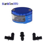 Blue embrayage de frein de moto en aluminium usin et pmma, embrayage de frein de moto, rservoir de ...