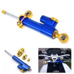 Blue gold amortisseur de direction en aluminium, accessoires de moto pour honda cb400 cb 400 vtec cnc, ...