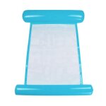 Blue - hamac gonflable a eau, anneaux de natation, lit de piscine, accessoires de plage, 120cm x 70cm ...