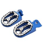 Blue moto cnc repose - pieds p�dale repose - pieds pour yamaha yz 85 125 250 yz85 yz125 yz250 wr250f ...