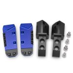Blue p�dales de passager arri�re de moto, repose - pieds pour kawasaki z800 z900 rs z650 z750 z1000 sx ...